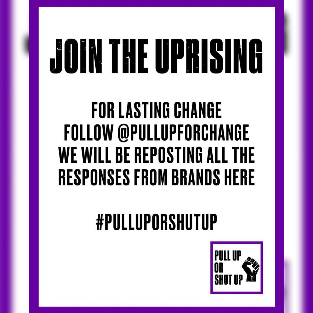 It is extremely important that we encourage brands to hire black people and provide job opportunities that will change their lives &amp; generations to come. Break the chain of systemic racism! Please don’t just like and comment on this post, repost this......