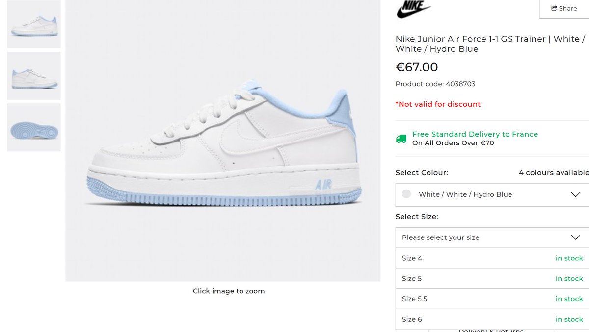 nike air force 1 junior footasylum