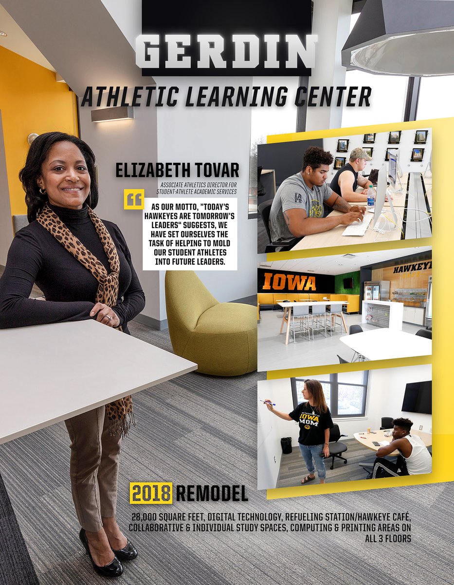 IowaHoops's tweet photo. The Gerdin Athletic Learning Center (GALC) is a structured environment designed to provide student-athletes with many resources to assist in reaching their academic goals. #WinGraduateDoItRight
π: https://t.co/EiCts7nCVv https://t.co/Wj2Zk7fA93