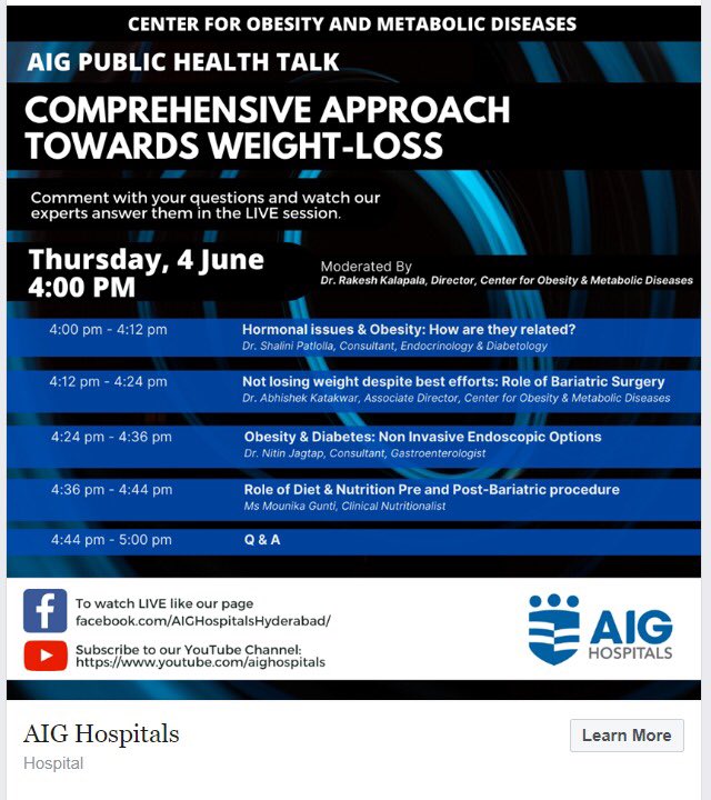 youtu.be/it1uiFleplA                 Pls login 
It’s a one stop platform for comprehensive and scientific approach to Obesity &amp; Diabetes