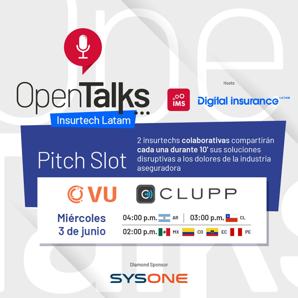vusecurity's tweet photo. EN MINUTOS #OpenTalksInsurtechLatam
🎙️ ¡Ven a presenciar el #CMSOpenTalks y conoce la propuesta de VU para #Insurtech!
⏱️ HOY 4pm (ARG) @sstranieri brindará un #pitch exclusivo para #seguros
Regístrate AQUÍ ➡️ https://t.co/9TzpFeJlfb https://t.co/q6G8NDNimH