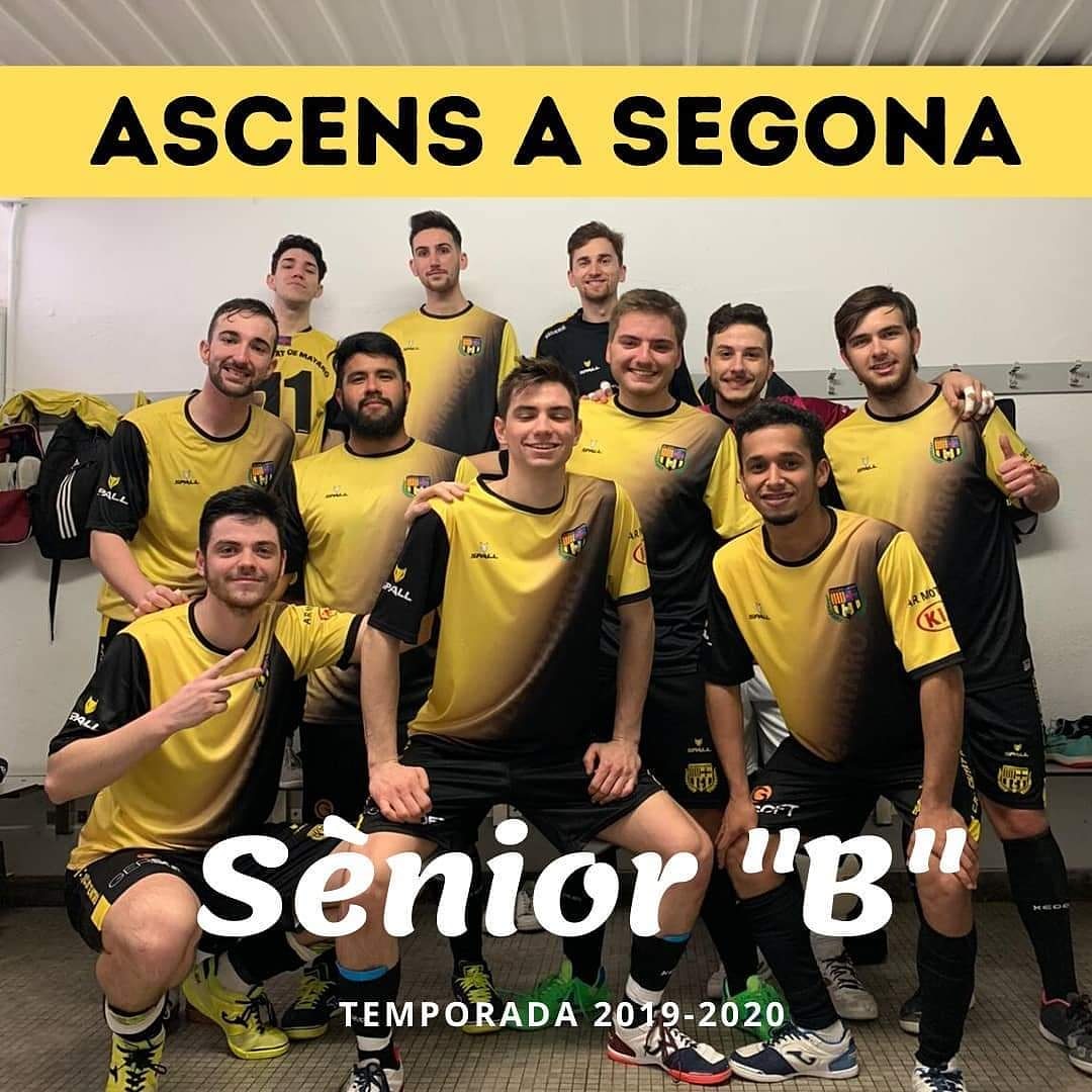 parlemdesports's tweet photo. Enhorabuena a la gran familia @EFSCiutatMataro el senior B es equipo de la Segona división catalana, enhorabona Campions 😃💪👍👏 #Mataró #maresme #catalunya #futbolcat #futsalcatala #futbolsala https://t.co/0djUKM0kaY
