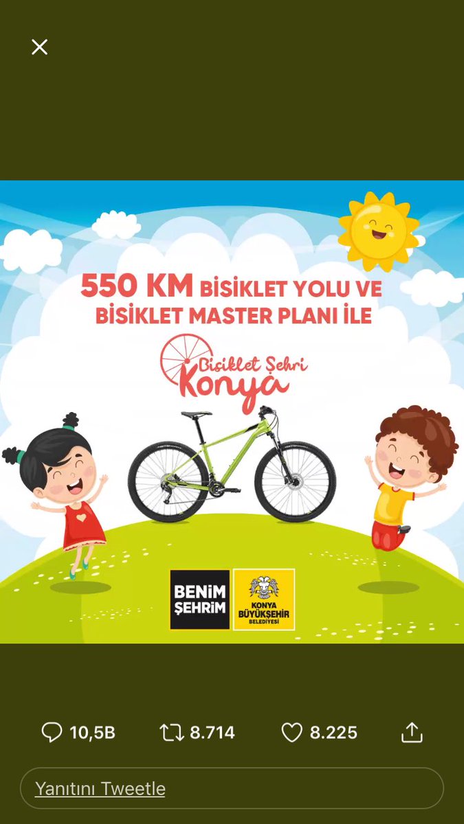 STOYDEMR's tweet photo. @u_ibrahim_altay #Bisikletsehrikonya https://t.co/Mxnfwbw5Fn