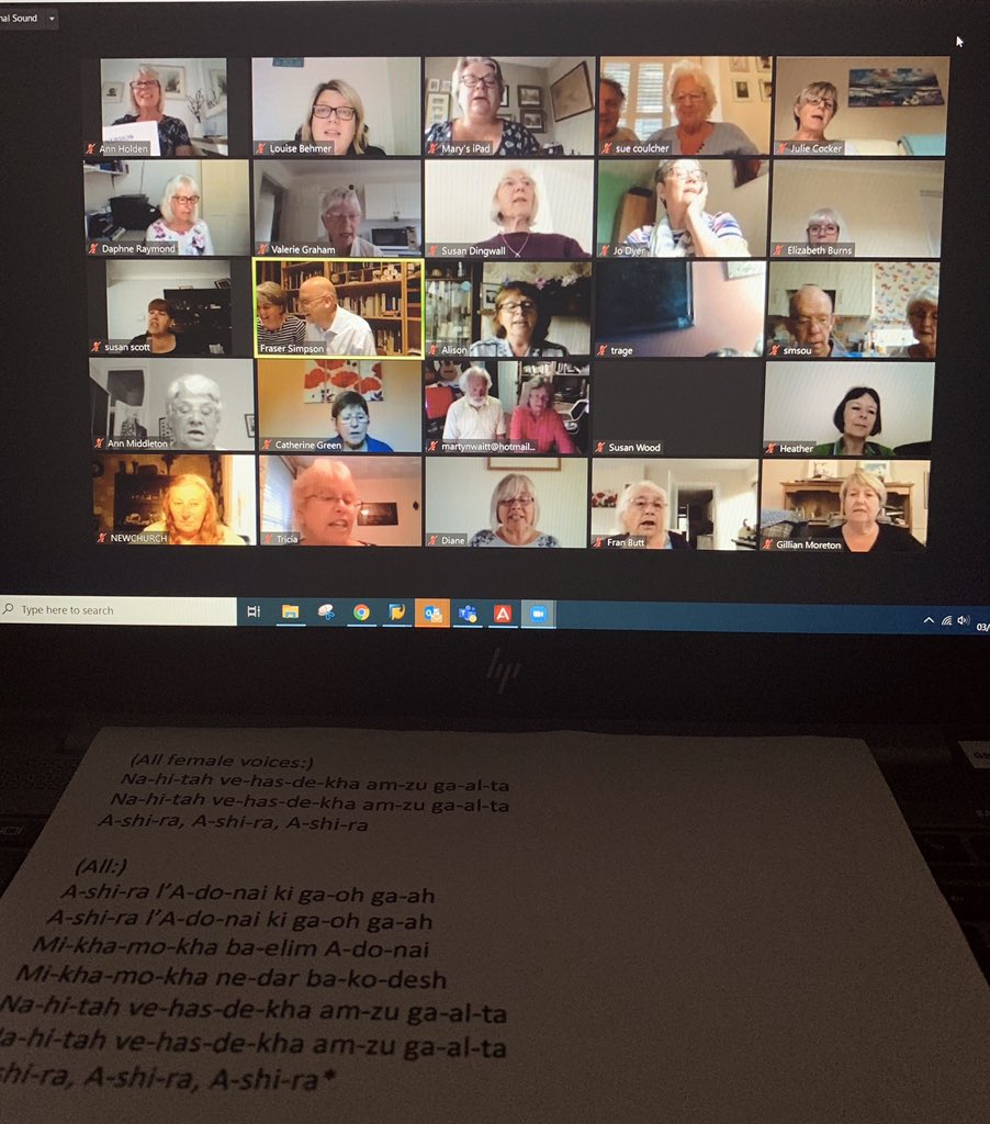 Singing our favourite “when you believe” ❤️ 🎼 a real treat tonight to be joined by <a href="/boot_olivia/">Olivia Boot Simpson</a> 😊 #communitychoir #mountbatten <a href="/MountbattenIW/">Mountbatten Isle of Wight</a> <a href="/FraserSimpson1/">Fraser Simpson</a> #communitychoir #wednesdaysrock #thankyoufraser 🌻💛