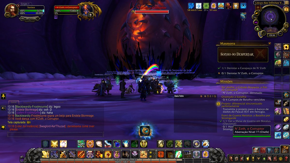 Olha só essa tela do World of #Warcraft!