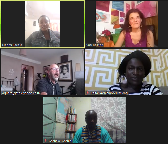 PBIcanada's tweet photo. 'The poor pay 20 times more for water than the rich in Nairobi' - @naomi_barasa on the @PBIUK webinar happening now! More on this at https://t.co/J4iNFw1qc8 #right2water #HRTWS #PBIaccompanies https://t.co/1OSC1BDKnz