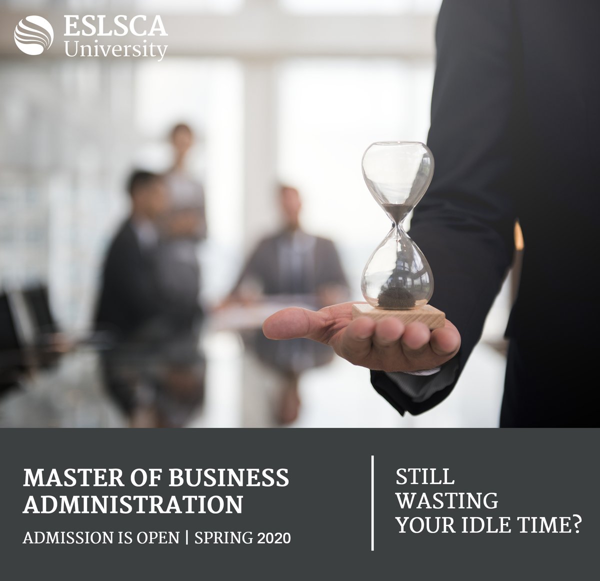 ESLSCA_EG's tweet photo. We will make sure you won’t be left behind when Earth is back on with its full speed. Our MBA program will aid you with the ever-transforming equipment of today’s agile business communities.
For more details: https://t.co/EAMgYSuUZC
#GettingYouFutureReady https://t.co/lLaJVVHtmL
