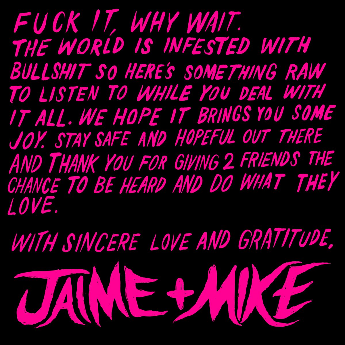 PigsAndPlans's tweet image. Run The Jewels 4 is out now.

It's free, but if you add a donation at checkout, it will go to the National Lawyers Guild Mass Defense Fund, a network of lawyers, legal workers, and law students providing legal support for social change.

Get it here: lnk.to/getRTJ4
