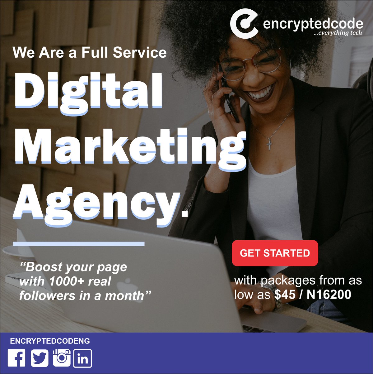 encryptedcodeng's tweet photo. Get professionals to handle your business online. And get results that matter.
Contact us today for free consultation and to get a quote.
#EncryptedCodeNg #social #media #marketing #nigeria #lagos #socialmedia Twitter NG https://t.co/4DK3FmRJQg