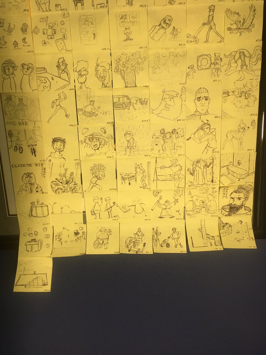 ninjaguy00's tweet photo. May sticky-note calendar https://t.co/yT7VgwR8KF