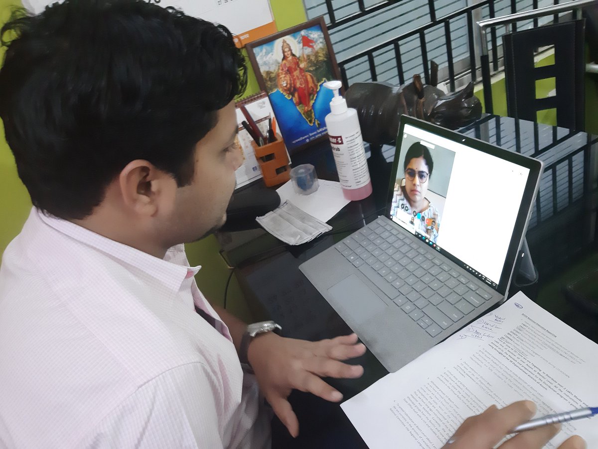 BJYMAssamPrdsh's tweet photo. For the first time ever in the history of @BJP4India a Virtual @BJYM National Executive Meeting was held  today under the able leadership of @BJYM National President Smt.@poonam_mahajan Ji.
@barman_anup https://t.co/aaouSjTR4x