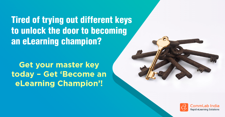 commlabindia's tweet image. Every lock has a key and every problem, a solution. And a master key? Can open many doors!! Here’s your master key to solve all the challenges in #eLearningimplementation and promotion. bit.ly/3gS2Ljq