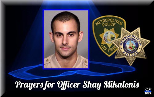WOUNDED Las Vegas Officer Shay K. Mikalonis, 29, is out of surgery. The MRI looks very promising. His family wants to let everyone know he's not passsed but fighting for his life. 
Story: ktnv.com/news/las-vegas…
#LawEnforcement #BlueFamily #Police <a href="/bluelivesmtr/">Blue Lives Matter</a> <a href="/BlueAlertUs/">Blue Alert</a>