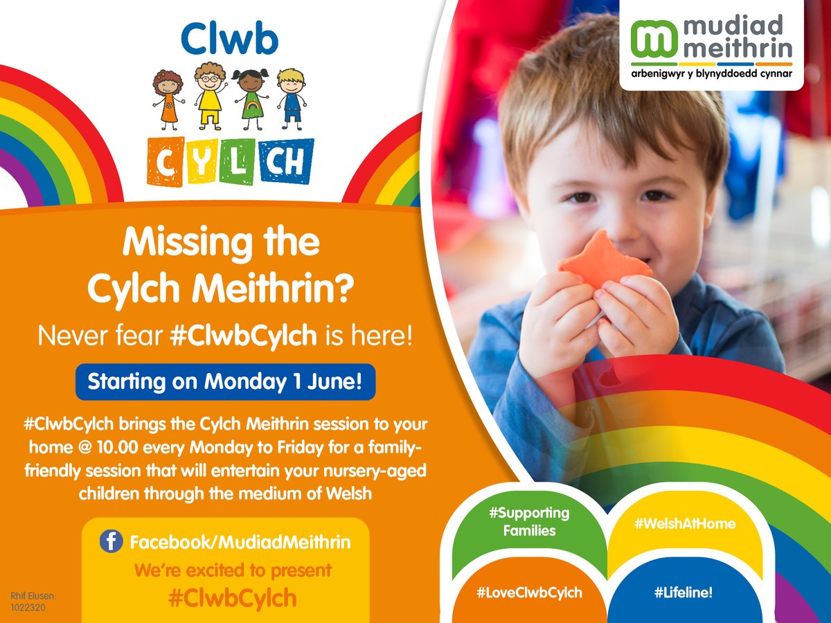 MudiadMeithrin's tweet photo. 2/2 as well as the support provided by your support officer. Meanwhile, the activities on our digital platforms will continue #MeithrinMiliwn #ClwbCylch #MiriMeithrin #CymraegforKids https://t.co/OXPkO3tSxm