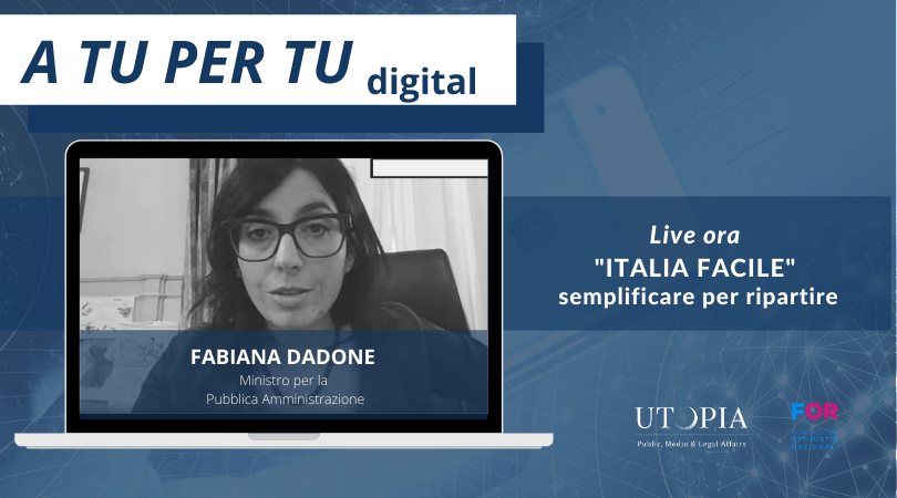 Utopia_lab's tweet photo. L'emergenza #COVID2019 ci ha insegnato a fare il salto culturale, tanto atteso. Conoscevamo i limiti della Pubblica Amministrazione, ma oggi abbiamo superato gli ostacoli, dallo #smartworking alla #digitalizzazione. @DadoneFabiana #DigitalTalk https://t.co/2OrtjXorGZ