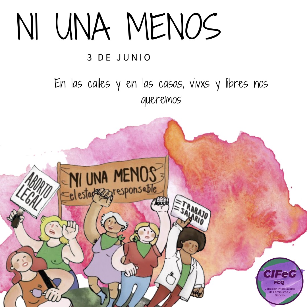 fcqoficial's tweet photo. La #CiFeGFCQ conmemora hoy #3Junio los 5 años de la primera movilización histórica #NiUnaMenos
Leé el comunicado completo, AQUÍ https://t.co/58Gdb263y8 https://t.co/6T9rZwVEt8