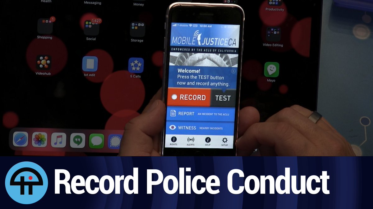 TWiT's tweet photo. The @ACLU's Mobile Justice app allows users to reliably record nearby incidents and upload them immediately to the ACLU. @mikahsargent &amp; @leolaporte explain and recommend it on iOS Today.
https://t.co/dyyPSXP7Qx https://t.co/t9SriZd9Vq