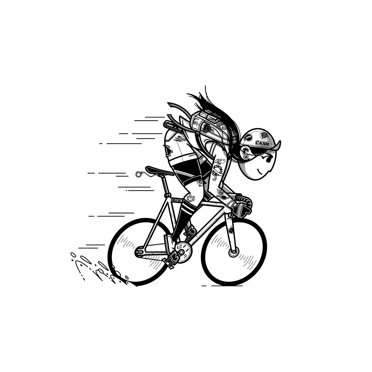 LOPEX1's tweet photo. Hoy es el día de la bicicleta :)
#blackwork #blackandwhite #illustration #adobeillustrator #diamundialdelabicicleta #fixiegirl #fixedgear #bicycle #fixie #trackbike #ciclyng #cyclinglife #fixiestyle https://t.co/XWvfdDjo4y