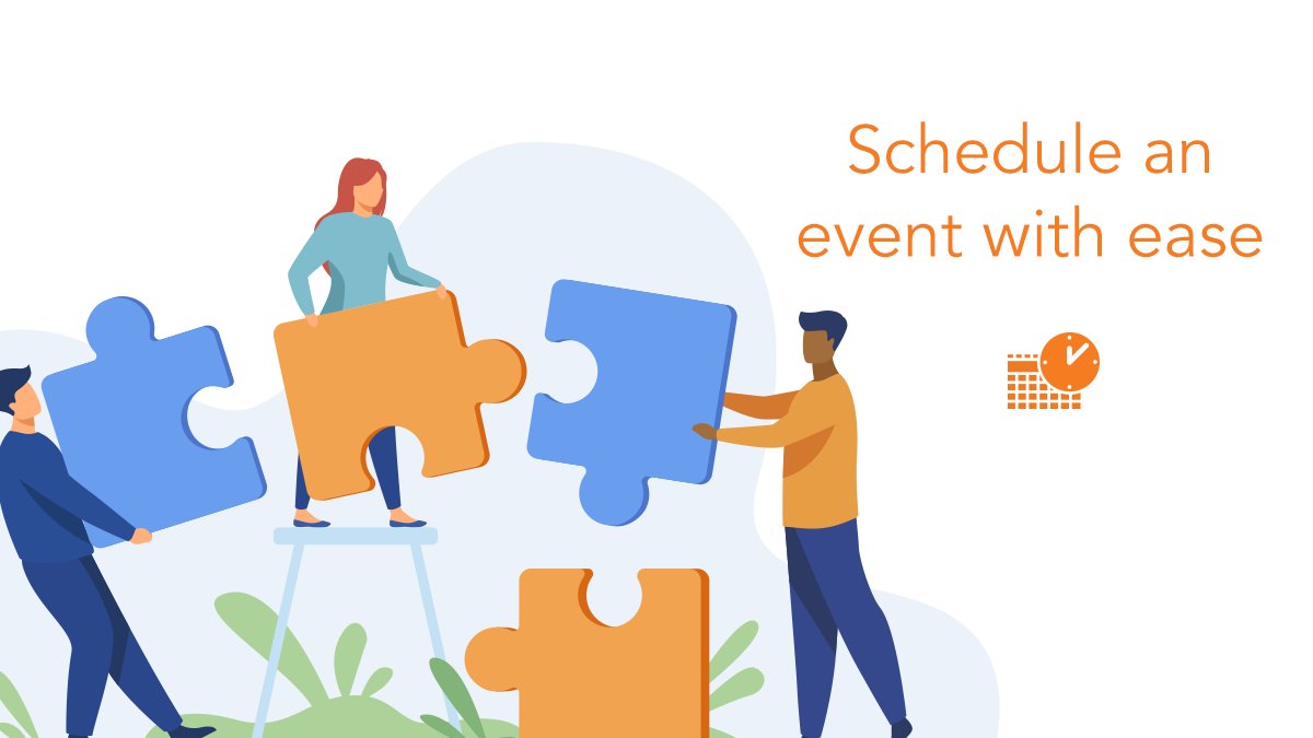 needtomeet's tweet photo. With so many events being rescheduled, it can be hard to keep up with changing schedules. Use NeedToMeet so your team knows where everyone is at and what their availability is. https://t.co/VKxqZURBeN #NeedToMeet #SimpleSchedulingTool #Events #EventPlanning https://t.co/3cSzv0DK7p