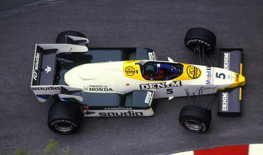 Zdravko Jacques Laffite In His Williams Fw09 Honda Ra163e V6t At Monaco F1 1984 Monacogp