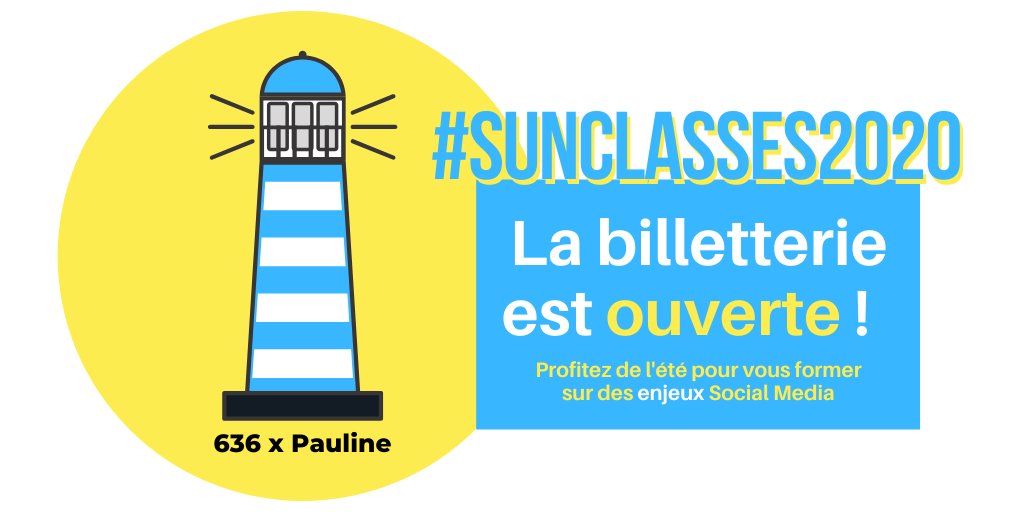PaulineSarda's tweet photo. #Sunclasses2020 ☀️

Inscrivez-vous dès maintenant à l'une de nos 4 formations en ligne !

En partenariat avec l'@Agence636

➡️ Découvrez les programmes maintenant : https://t.co/7FVpfCg6PE https://t.co/ad84qacvif