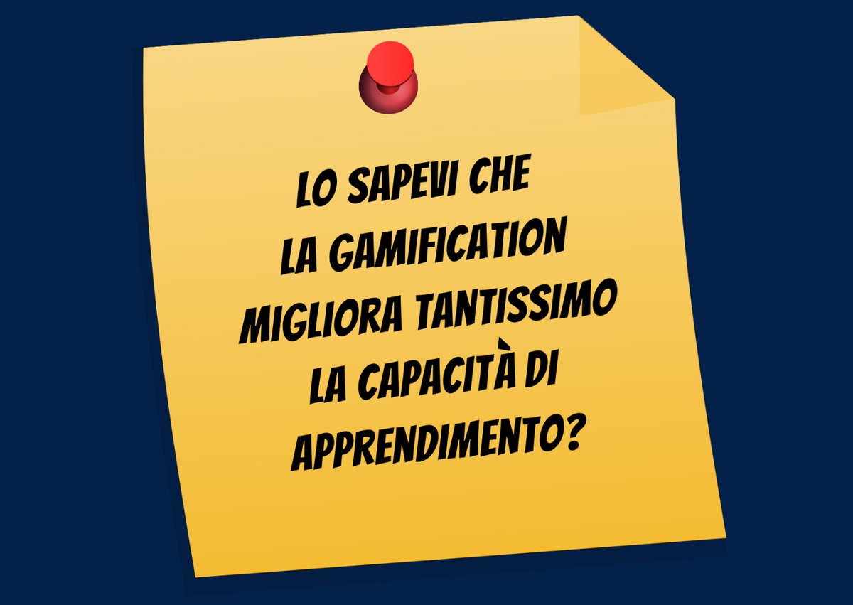 L_Olivieri96's tweet image. Tra le tecniche più efficaci di insegnamento, l&apos;Italia potrebbe scegliere la gamification, un processo grazie a cui gli studenti assorbono le informazioni più rapidamente e le ricordano più a lungo. #WeLearning #smm20