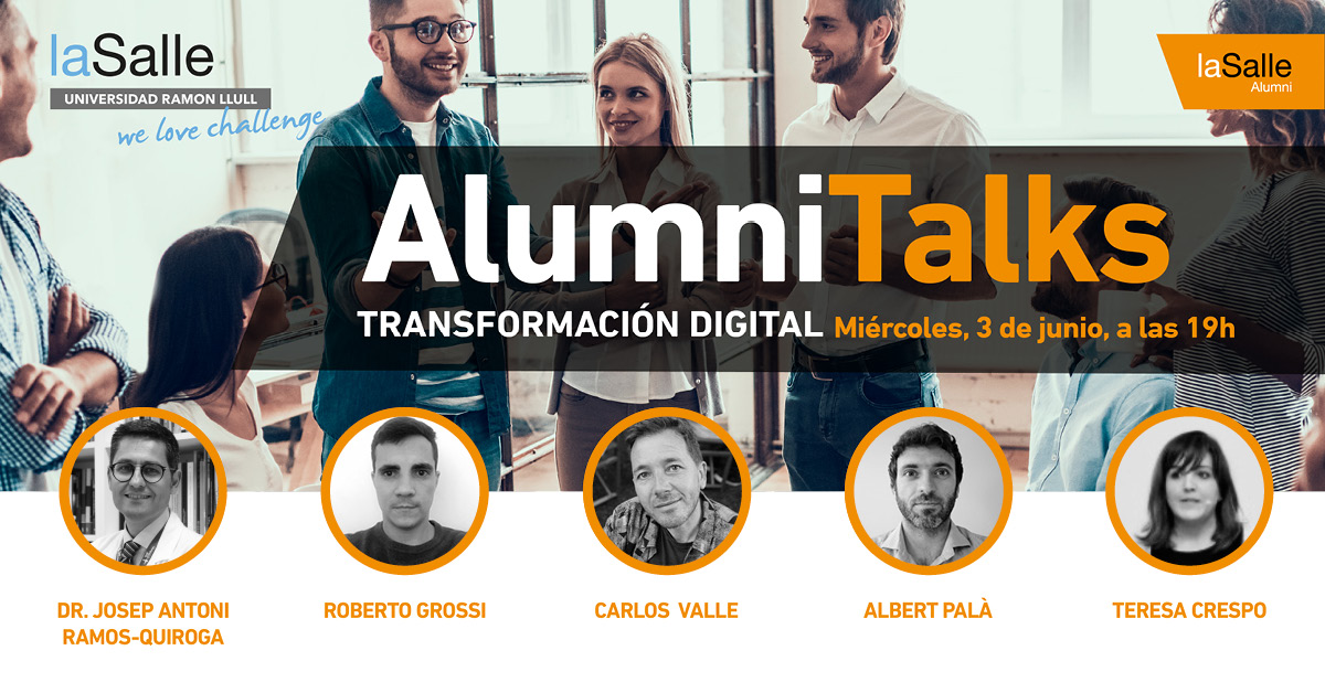 LSalumniBCN's tweet photo. 🔴 ¡El primer #AlumniTalksLS está a punto de empezar! Conéctate con nuestros 5 alumni que nos hablarán de las habilidades y herramientas que debes dominar para liderar la transformación digital.

📹 https://t.co/MnIaOUJ3MR https://t.co/uEIIZX22Ie
