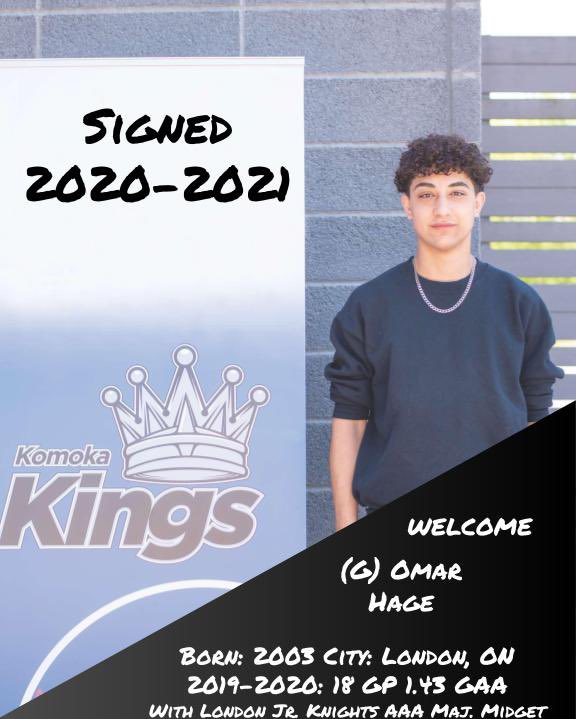 KomokaKings's tweet photo. The Komoka Kings are pleased to announce our first signings of the 2020 offseason! Welcome to the organization guys! 

For more details check: https://t.co/nYyyb52uRc

@LJKMinorHockey @brantfordminor @GOJHL https://t.co/6N6bfq3LJp