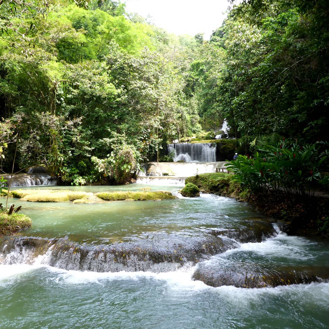 YS Falls has seven tiers of waterfalls! Can you feel the rush? (📷 @friedrich_auf_reisen) #SoonComeJAMAICA #StayHome #TravelTomorrow #HeartbeartoftheWorld #VisitJamaica