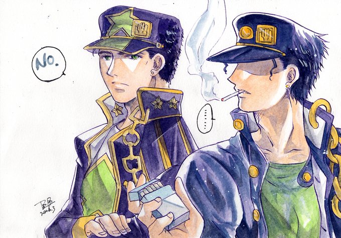 空条承太郎のtwitterイラスト検索結果 古い順