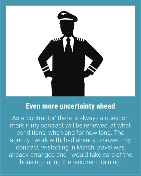 "I fear that many airlines will simply abuse the COVID-19 crisis to push through such schemes – to the detriment of those flying their aircraft and wearing their uniform," says a pilot who lost his job recently. His testimony: bit.ly/2WUfdGn