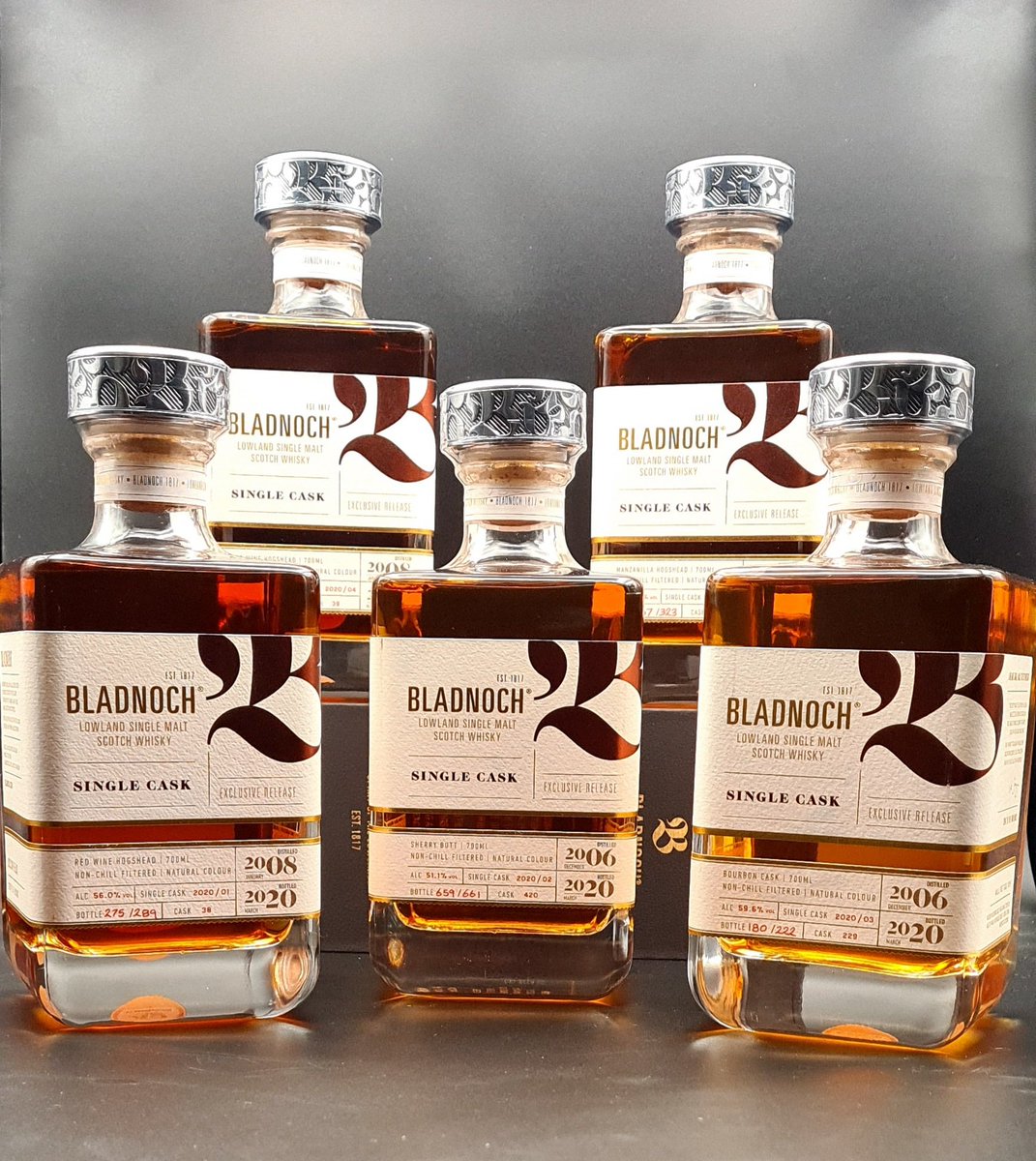 Got these stunning early birthday prezzies today <a href="/bladnochwhisky/">Bladnoch Distillery</a> , exclusive releases of 5 single casks !,full description on my Instagram:)) #birthday #lowlandmalt #bladnoch