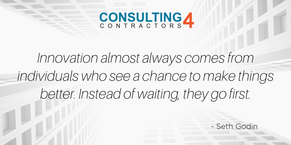 lollar_scott's tweet photo. Be the one to one to innovate! If there is something you can do to make things better then step up and do it, don't wait to see what those around you will do. ⠀
⠀
#consulting4contractors #c4c #businessconsultant #businessgrowth #businesscoach #leadthroughcrisis #innovate⠀ https://t.co/h9Bi2x18E6