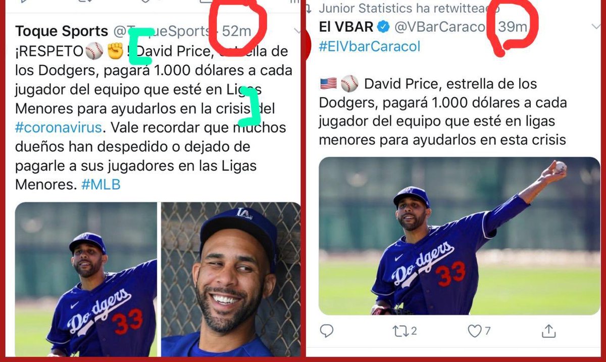 lileish97's tweet photo. Que tristeza que paginas como @VBarCaracol tenga que copiar gran parte de las noticias de otras páginas, así como hizo con @ToqueSports, respeten el trabajo de los demás y sean periodistas de verdad no entre comillas. https://t.co/8kXDJDBLlI