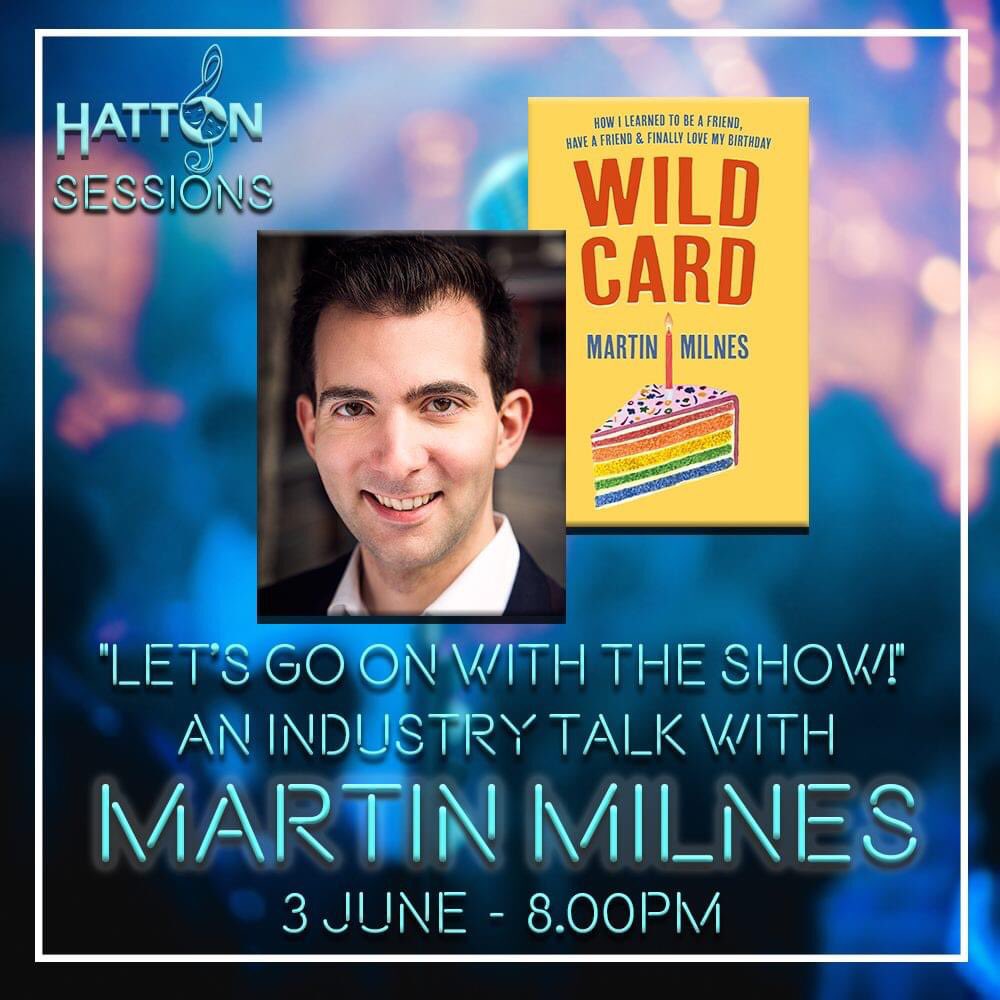 HattonMusical's tweet image. HATTON SESSION - Let’s Go On With The Show! - An Industry Talk with Martin Milnes. 
We are very excited to welcome Martin Milnes to host tonight at 8.00pm. 
Zoom Meeting
zoom.us/j/97816234179?…

Meeting ID: 978 1623 4179
Password: 163793