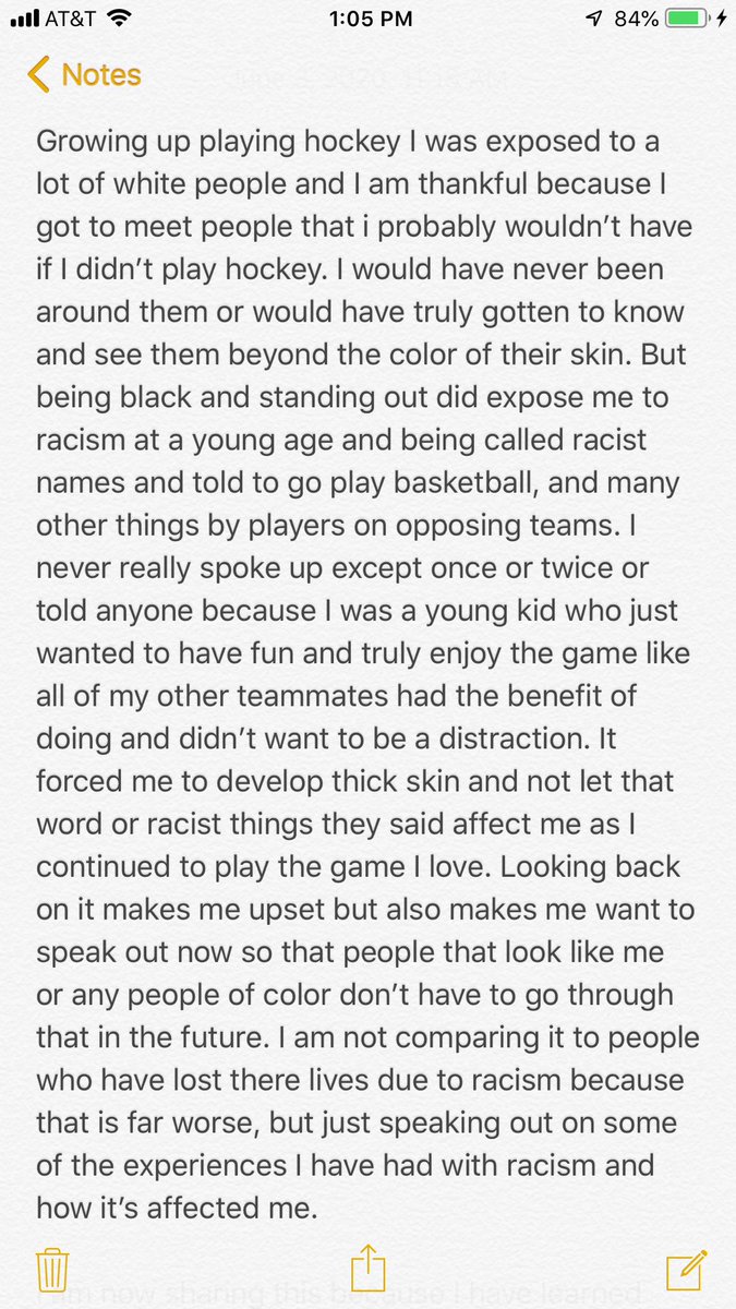 MCardwell_7's tweet photo. I am a pretty private person and I’ve never even talked about these feelings and experiences with the people closest to me so for me to do it on here publicly is very uncomfortable for me, but Uncomfortable might be what we need to finally see some changes. So here it is. https://t.co/CKKEcfNQJt