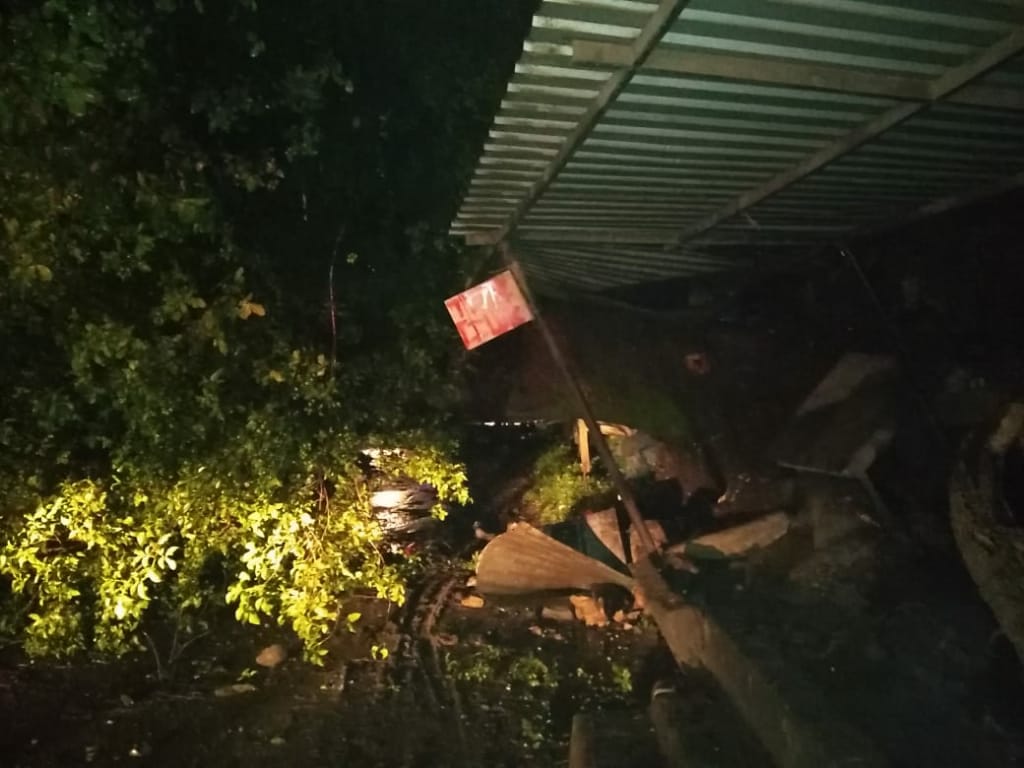 ChinamecaCruz's tweet photo. 🚨🚑Despejando carretera provocado por la Caida de un Arbol a la Altura de la Estancia junto con Personales Civiles , FAES, bomberos y FOVIAL🚨🚑👀 https://t.co/I10AX2xeeM