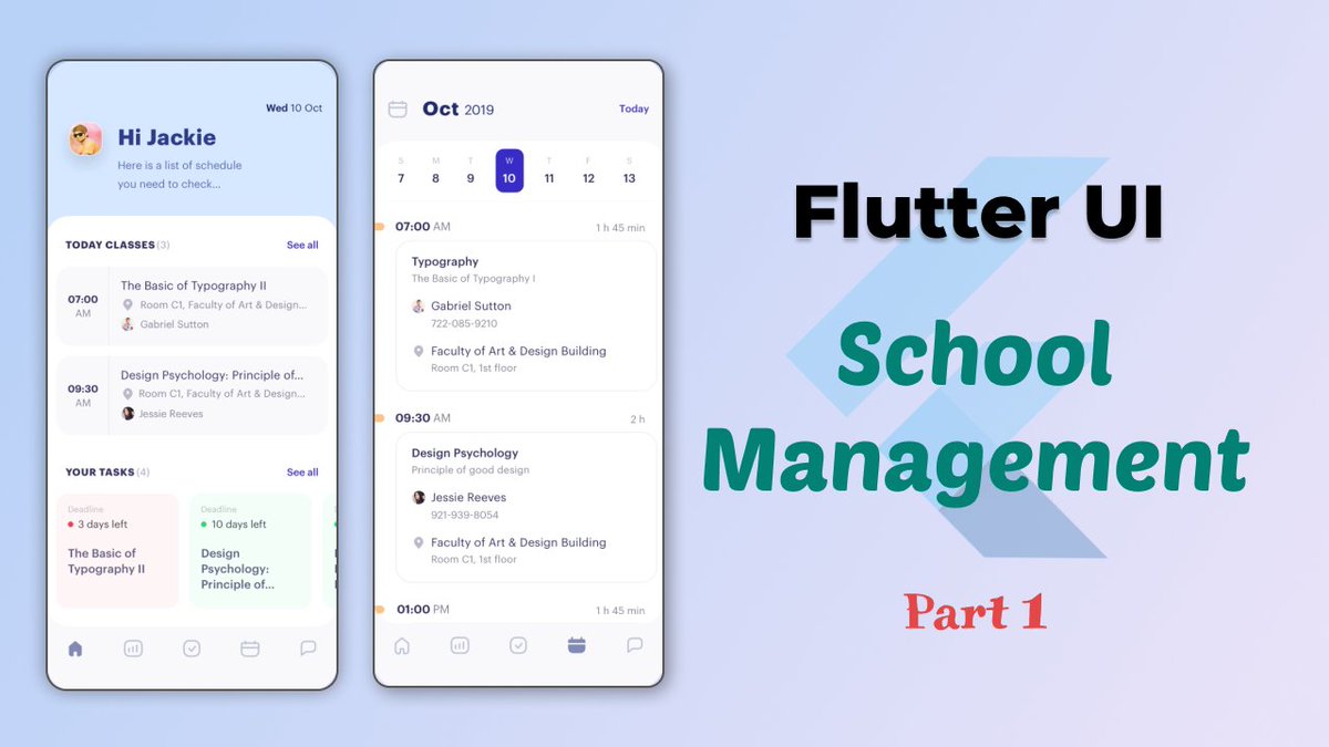 SylvioryD's tweet image. Flutter School Management UI | Speed Code
youtu.be/rJCTKAEvMPQ
#flutterdev #speedcoding #loginUI #flutterdev