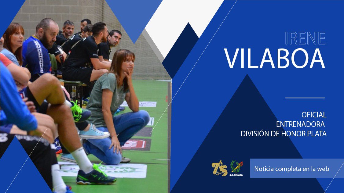 sdteucro's tweet photo. ‼️OFICIAL‼️
Irene Vilaboa nueva entrenadora encargada de dirigir el equipo en DHPlata🤾‍♂️ Bienvenida.
Noticia completa en nuestra web https://t.co/C405Zg72Rb https://t.co/oO835SeNVl
