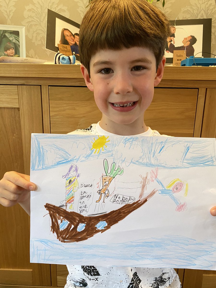 benaswain's tweet photo. Nathan’s Pirate Parrot and Irate Carrot from @OFalafel’s Art Club! #olafart #GrabAPencil #GrabABrush #PaintingAndDrawing #DrawingAndPainting https://t.co/aKGzJAuHAv