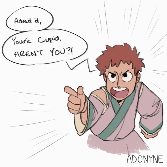A fun comic with me and @rowe_em `s characters 