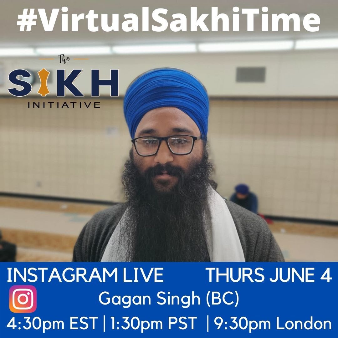 Thursday at 4:30PM 
On Instagram.com/TheSikhInitiat… give them a follow! 🙏