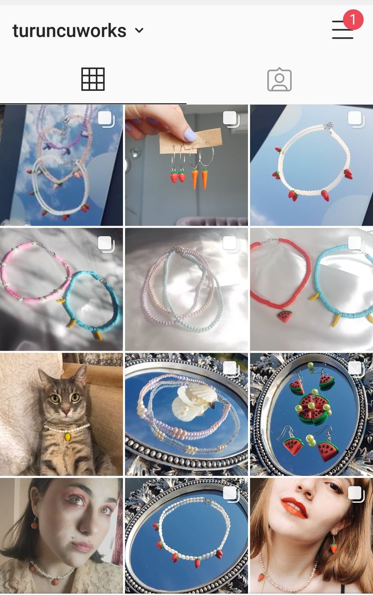 yaz geldi, meyveli kolye ve küpeleriniz hazır mı 😳🍓
instagram.com/turuncuworks