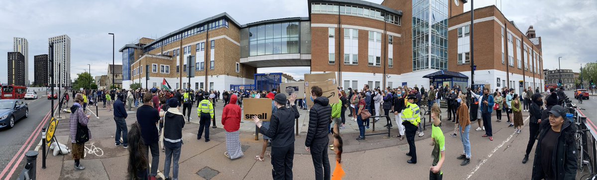 #GeorgeFloyd remembered in #Lewisham... honoured to #taketheknee in his name and for every black person who has been a victim of direct &amp; institutional racism.

#BlackLivesMatter #blm