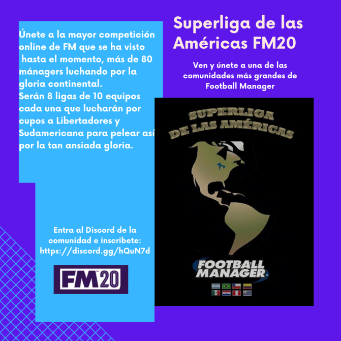 CompeticionesFM's tweet photo. ¿Crees que eres el mejor manager de habla hispana y quieres probarlo?? Esta es tu oportunidad de probarte de manera online contra 80 managers, 8 ligas de 10 equipos jugandose a la par con presupuestos y plantillas igualadas, ¡prueba que eres el mejor! Inscripciones MD. https://t.co/yN55e6wGQK