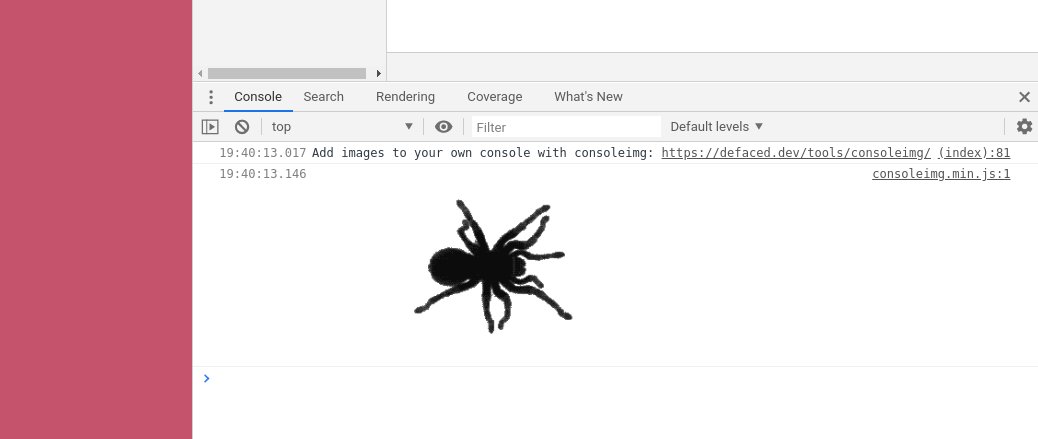 TIL: You can put images/gifs in a browser's developer console 😂 defaced.dev/web/the-buggie… from <a href="/defaced/">Chris Johnson</a>