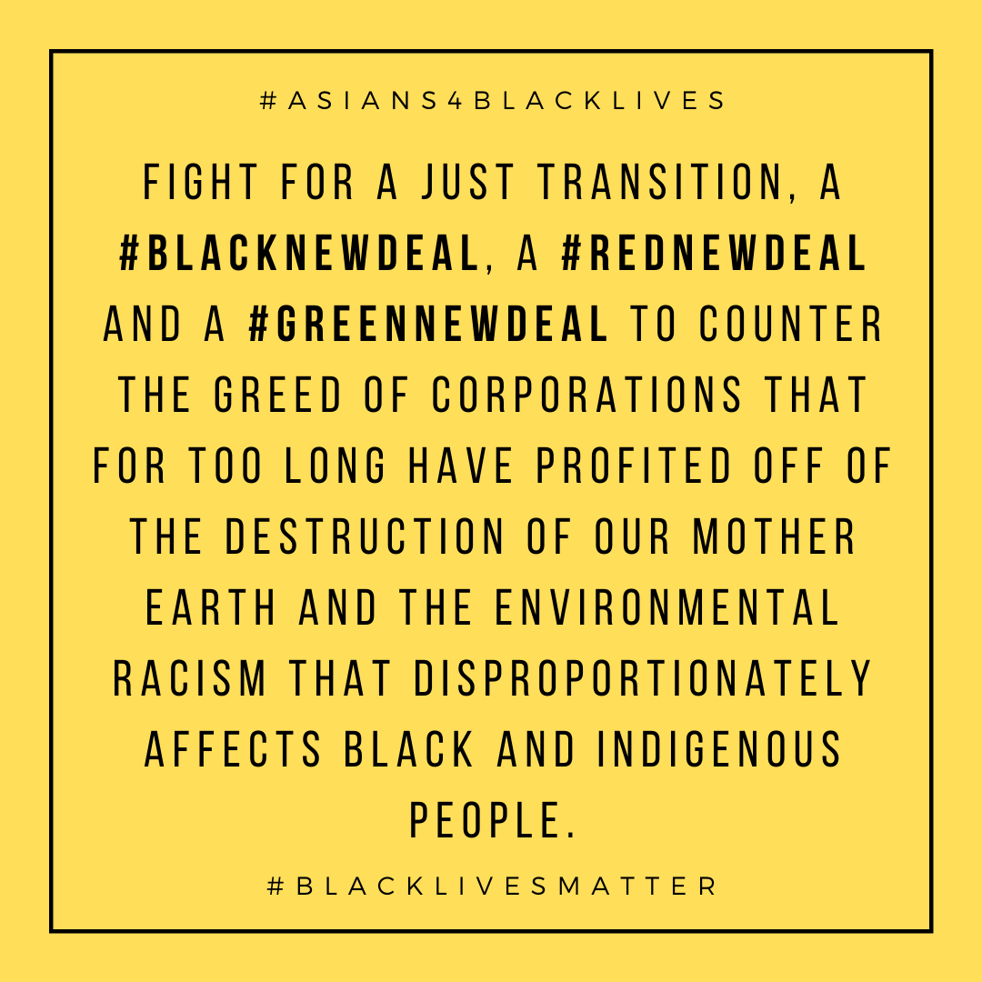 Asians4BlkLives's tweet photo. what will a new future look like? @APTPaction calls for a #BlackNewDeal and @Mvmnt4BlkLives calls 4 Immediate Relief for Black Communities to start. #BlackLivesMatter #Asians4BlackLives #FrontlineSolutions https://t.co/URJj97dWyj https://t.co/zdffOyb7qf