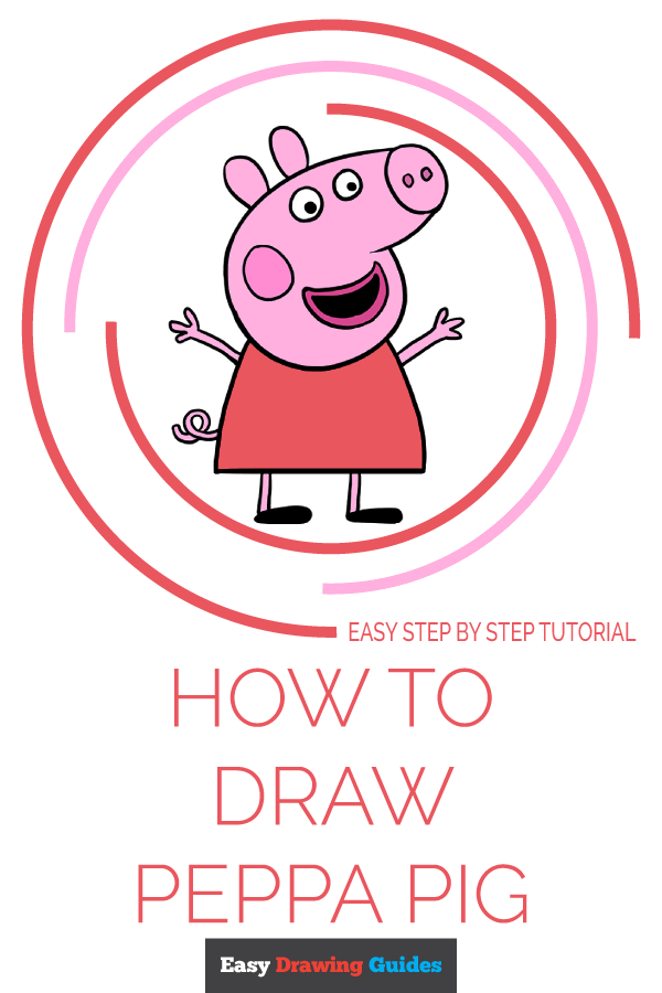 Peppa Pig Drawing Tutorial - How to draw a Peppa Pig step by step-saigonsouth.com.vn