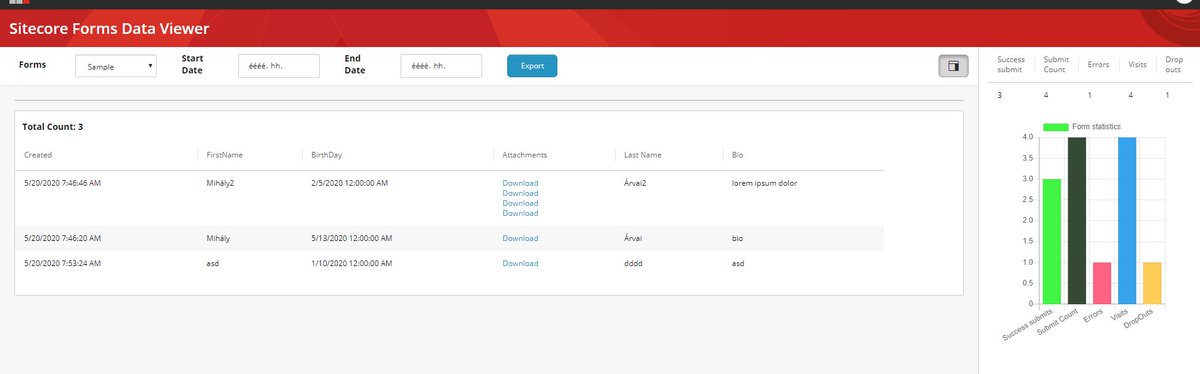 mitya_1988's tweet photo. Just submitted my modules to #Sitecore marketplace
- Advanced Sitecore Healthcheck https://t.co/Nim9GNOQ1s
- XPathBuilder with new look https://t.co/3YtzL9ra0Z
#SPEAK3 #SPEAKUI
Sitecore Forms Dataviewer arrives this month! https://t.co/BiCOlb9jL2