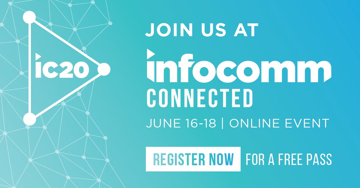 rtsintercoms's tweet image. Join us for InfoComm Connected 2020!

Jun 16
Bosch conferencing: going beyond the discussion device
Jun 17
Introducing Dynacord MXE-5 matrix mix engine
Jun 18
New certified trainings &amp;amp; online modules from the Bosch Comms brands 

bit.ly/2U5lKxb
#InfoComm #InfoComm2020